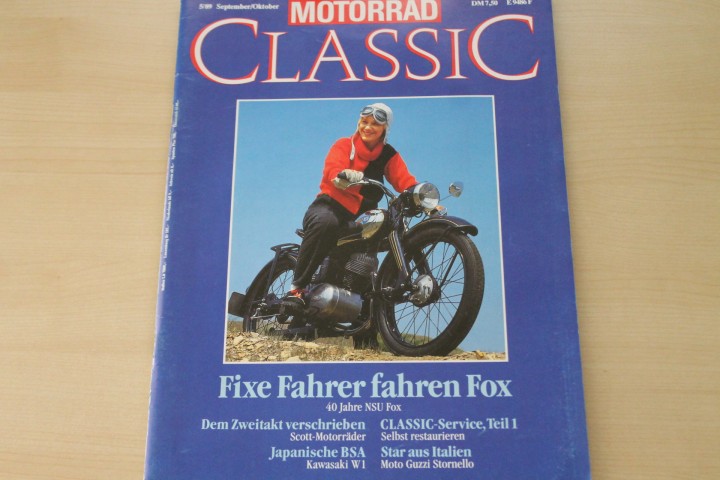 Motorrad Classic 05/1989